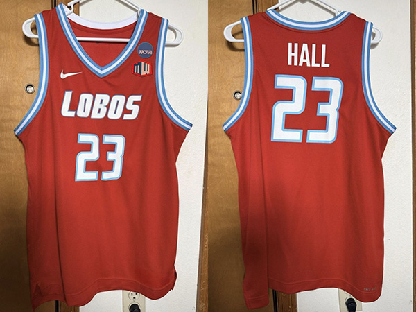 Men's New Mexico Lobos Active Player Custom Red Stitched Basketball Jersey